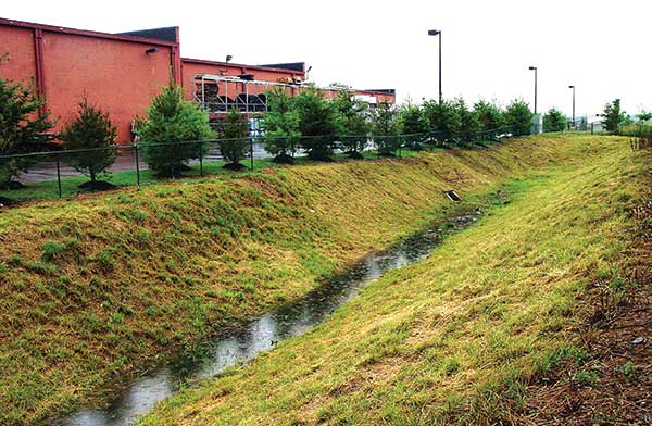 Retention Storm-water Pond